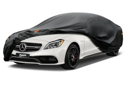7 Layers Waterproof Car Cover for Mercedes Benz CLS 2004 (PE-Black / Custom Fit Mercedes-Benz CLS)