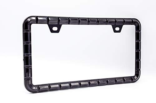 3D Brilliance Black License Plate Frames (Chain Patterned With Brilliance Black)