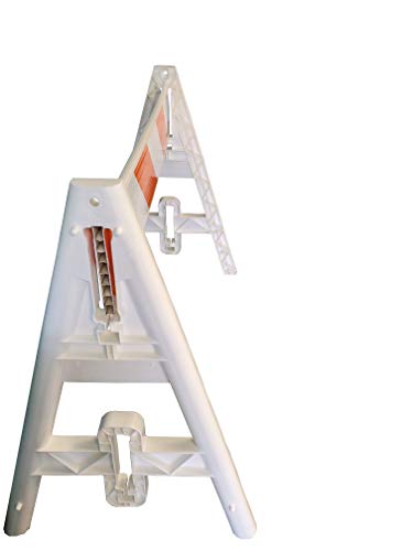Type 1 A Frame Plastic Barricade with Reflective Double Sided 4 Foot Rail