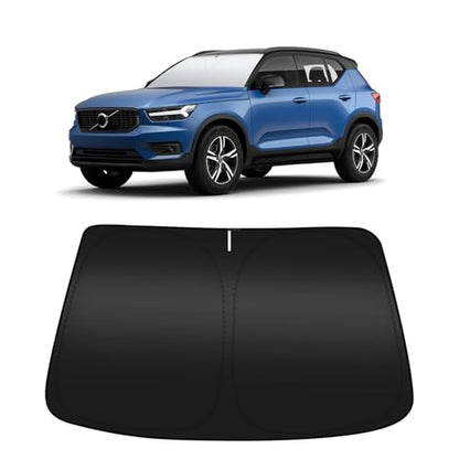Car Windshield Sun Shade Compatible with Volvo XC60 2018 (for Volvo XC60 2018-2024)