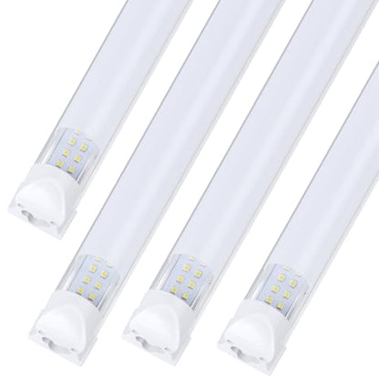 12 Pack Led Shop Lights (12PCS 8FT Flat Frosted 6000K)