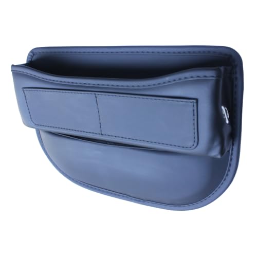 Seat Gap Organizer Car Seat Console Organizer Front Seat Side Storage Bag Center Console Side Pocket Car Seat Crevice Storage Seat Gap Filler Between Seat Storage Pouch（Black） (Black)