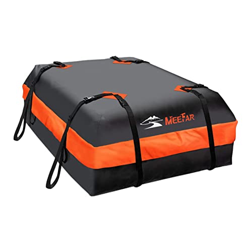 Car Roof Bag Rooftop Cargo Carrier Bag Waterproof 15 Cubic Feet roof Cargo (15 Cubic Feet)