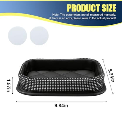 Bling Car Dashboard Storage Tray (SilkVelvet)