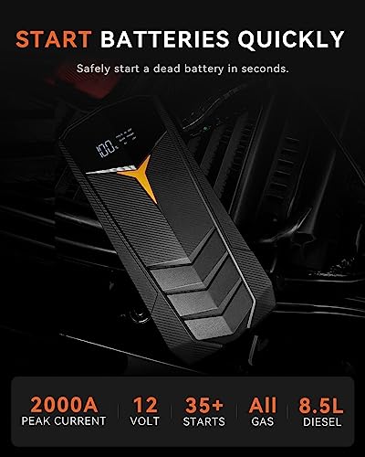 Lithium Jump Starter Battery Pack 2000A Peak 20000mAh (SP-JS02)