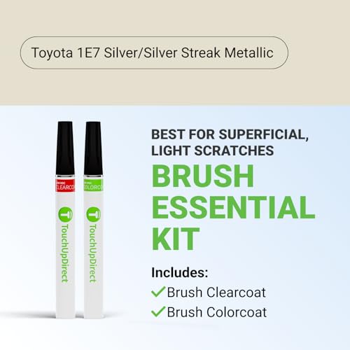 Car Paint Touch Up Brush Kit (Brush - Essential Kit / Silver Streak Metallic)
