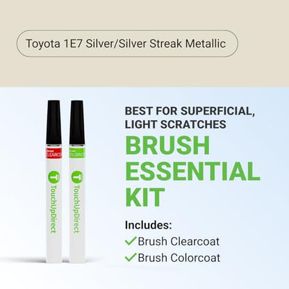 Car Paint Touch Up Brush Kit (Brush - Essential Kit / Silver Streak Metallic)
