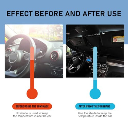 2025 Upgraded Car Windshield Sun Shade Umbrella