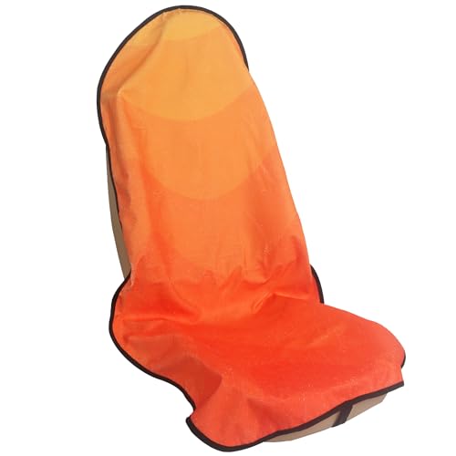 Car Seat Cover Protector Front Seats (1Pcs Front Seat Towel / Orange)