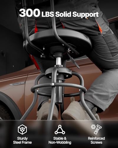Shop Stool with Backrest (with Backrest-no Casters)