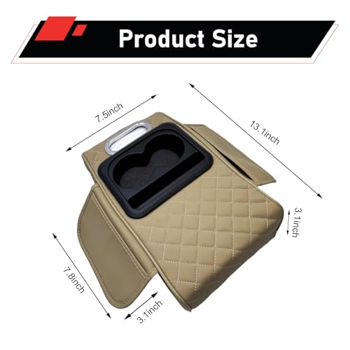 Car Center Console Cover (1 PC / Beige)