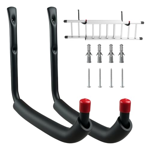 2Pcs Heavy Duty Garage Storage Hooks 100 LB Capacity Utility Hooks (X-Large)