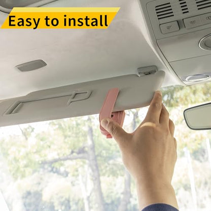 Sunglass Holder for Car (PINK)