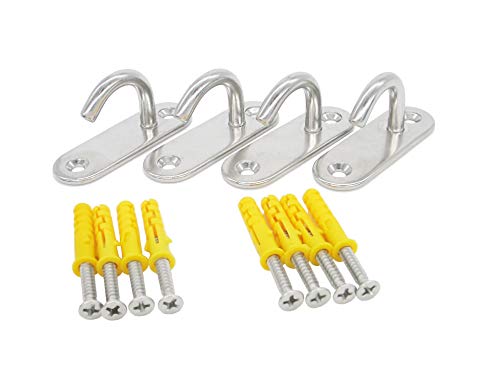 Stainless Steel Ceiling Hooks & Wall Hangers (M6 J Hook)