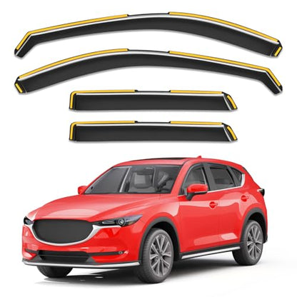 in Channel Window Visors Rain Guards for Mazda CX5 CX (Fit for 2017-2025 Mazda CX-5 CX5)