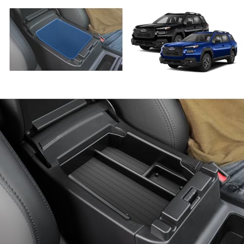 Updated) for 2026 Subaru Outback Center Console Organizer Tray for 2026 Outback Armrest Box Secondary Storage Box Insert Compartment Subaru Outback Accessories
