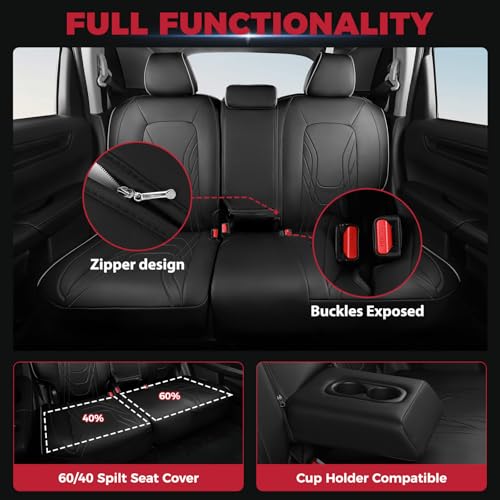 Seat Covers for 2023 (Black & Gray / CR-V 2023-2026 Full Set)