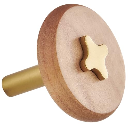 Solid Brass & Maple (Maple)