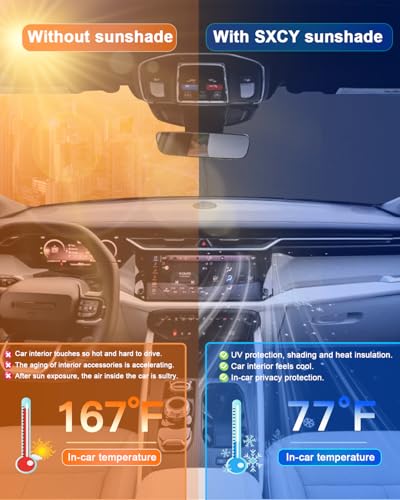 for 2026 Jeep Cherokee Windshield Sunshade for 2026 Jeep Cherokee Accessories 2026 Cherokee Sunshade Windshield 2026 Cherokee Foldable Sunshade (2026 Cherokee)
