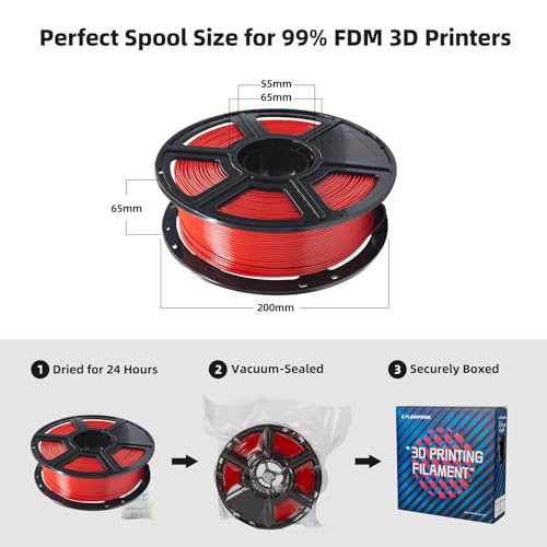 PLA Filament 1.75mm Red (Red)
