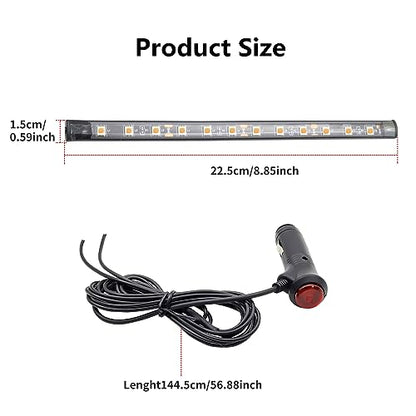 Ambient Lighting Car 2PCS Under Glow Kit With Cigarette Lighter (Pink)