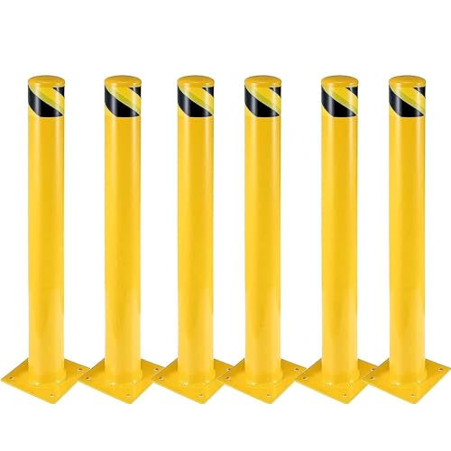 6Pcs Heavy Duty Safety Bollards (48 inch)
