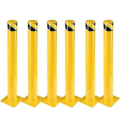 6Pcs Heavy Duty Safety Bollards (48 inch)