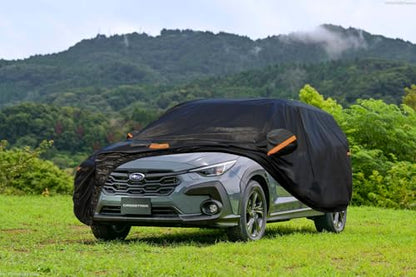 7 Layers Waterproof SUV Car Cover for Subaru Crosstrek 2017 (PE-Black / Custom Fit Subaru Crosstrek)