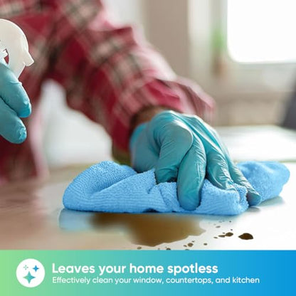 Microfiber Cleaning Cloth 20 PK (Blue / 11.5 x 11.5 Inch)