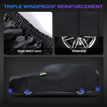 Car Cover Custom Fit for Honda CRV 1997 (Fit for Honda CRV Black)