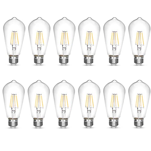 LED Edison Bulb 4W (Cool White / Pack of 12)