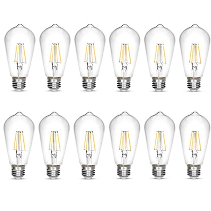 LED Edison Bulb 4W (Cool White / Pack of 12)
