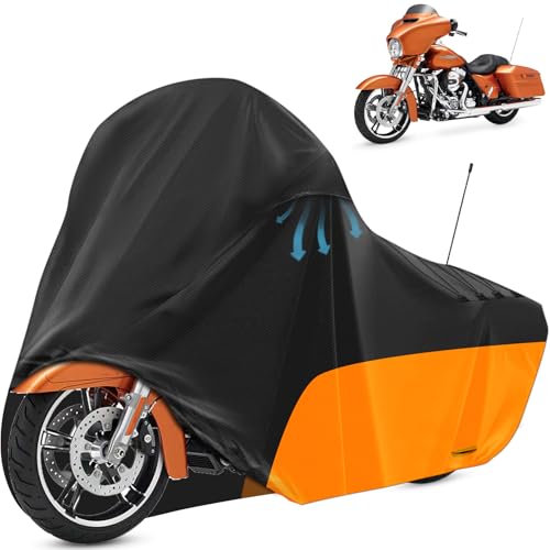 Motorcycle Cover Heavy Duty for Touring Side Box Models (Side Box)