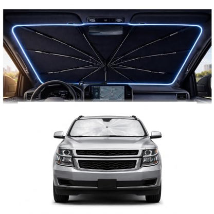 Car Windshield Sun Shade Umbrella for Chevy Tahoe 2015 (For Chevy Tahoe 2015-2020)