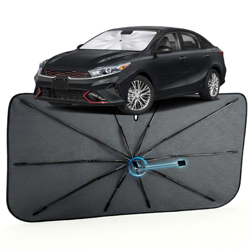 Car Windshield Sun Shade Umbrella for Kia Forte 2019 (For Kia Forte 2019-2026)