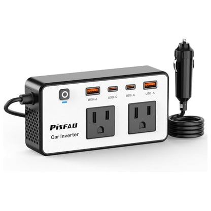 300W Car Power Inverter DC 12V to 110V AC Car Plug Adapter Outlet
