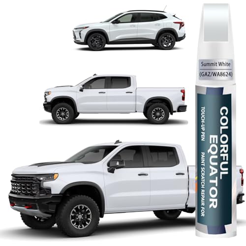 Summit White GAZ (Summit White(GAZ/WA8624) for 2024 Silverado/2025 Silverado/2024 Silverado EV/2024 Equinox/2024 Equinox EV/2024 Trax/2025 Trax/2024 Blazer EV/2025 Malibu/2024 Trailblazer/2024 Tahoe/2024 Colorado/2024 Express Passenger/2024 Express Cargo)