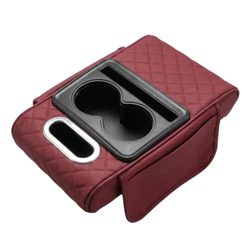 Car Center Console Cover (Burgundy)