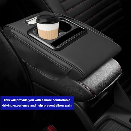 Car Center Console Armrest Pillow (Black)