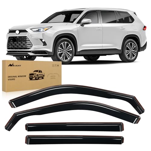 in Channel Window Rain Guards for Toyota Highlander 2020 (Toyota Highlander 2020-2026)