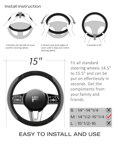 Steering Wheel Cover (Gray)