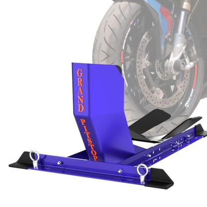 Universal Wheel Chock for Motorcycle Stand for Trailer Completely Adjustable Detachable Foldable Wheel Chock (Wheel Chock)