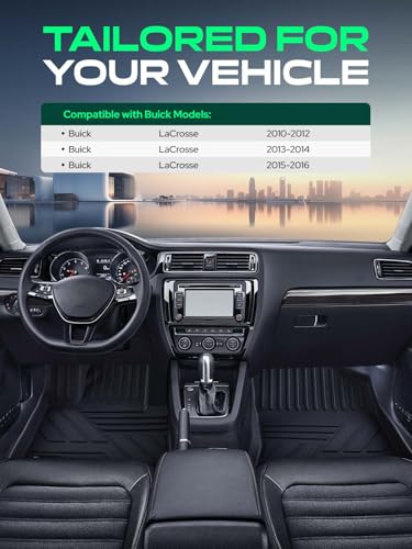 Automotive Floor Mats for Buick Lacrosse 2010 (2010-2016)