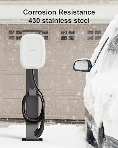 EV Charger Pedestal (Black)