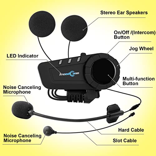 KY PRO Motorcycle Bluetooth Headset (1 Pack)