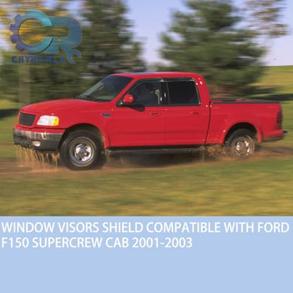 Window Rain GuardsFit for 2001 (For 2001-2003 F150 SuperCrew)