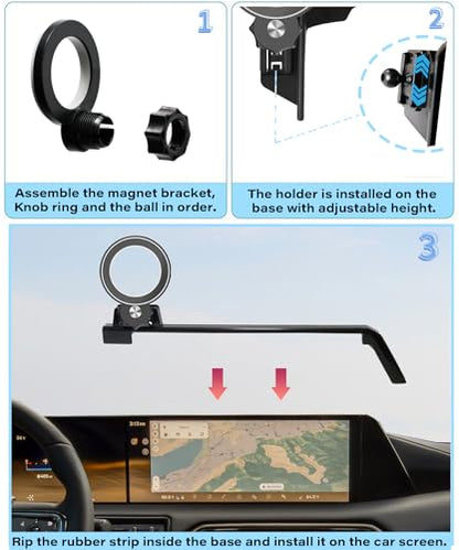 Car Phone Holder for Nissan Armada 2025 2026 14.3" Screen Accessories (for 2025-2026 Nissan Armada (14.3 Inch Screen))
