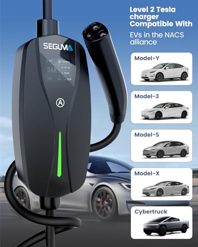 Level 2 EV Charger for Tesla (NEMA 14-30 Plug (Tesla))