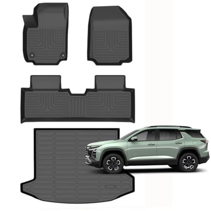 for Chevrolet Equinox&GMC Terrain Floor Mats 2025 2026 2027 (14)For Equinox&GMC Terrain 2025-2027 Set)