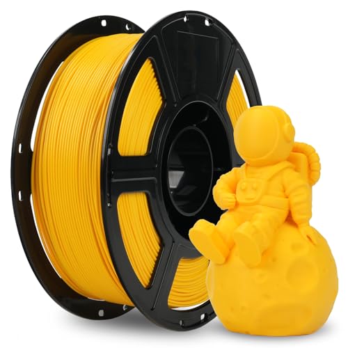 PLA Filament 1.75mm + (Matte Yellow)
